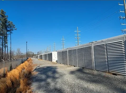 An AIB data center facility with grid interconnection infrastructure
